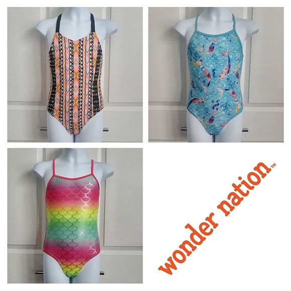 3 One-Piece Swimsuits